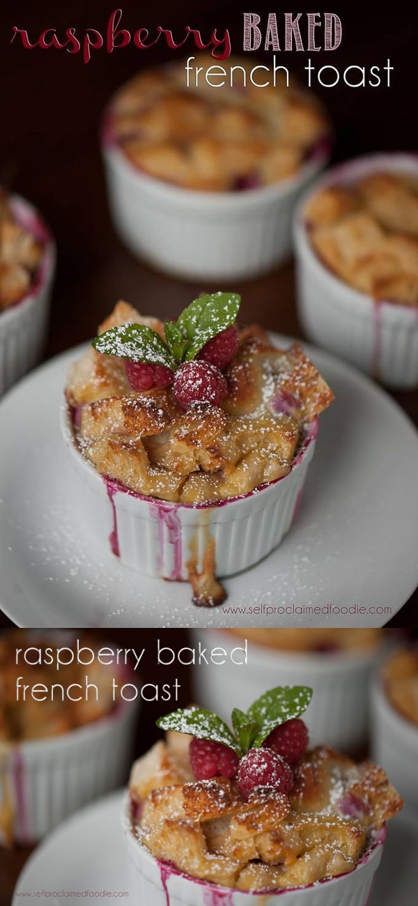 Raspberry Baked French Toast