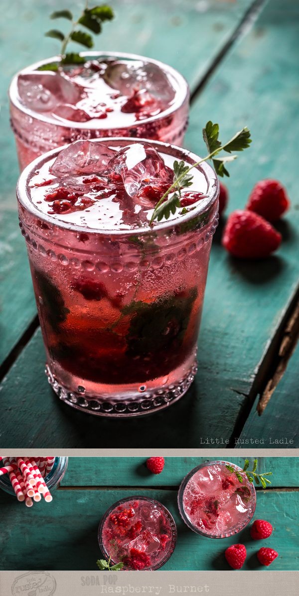 Raspberry Burnet Soda Pop