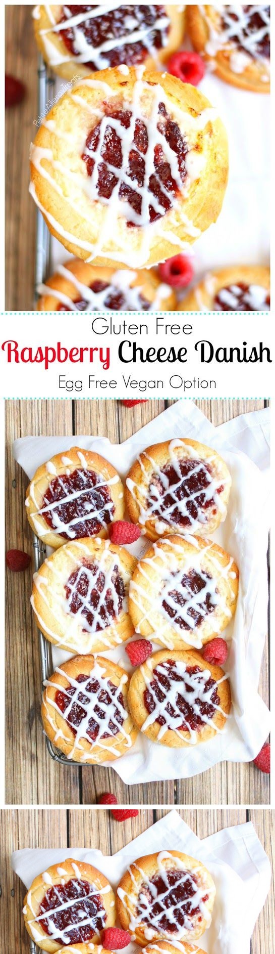 Raspberry Cheese Danish (gluten free egg free dairy free option