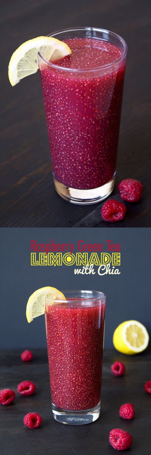 Raspberry Chia Lemonade