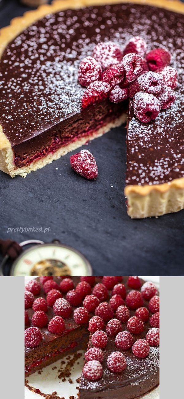 Raspberry chocolate torte