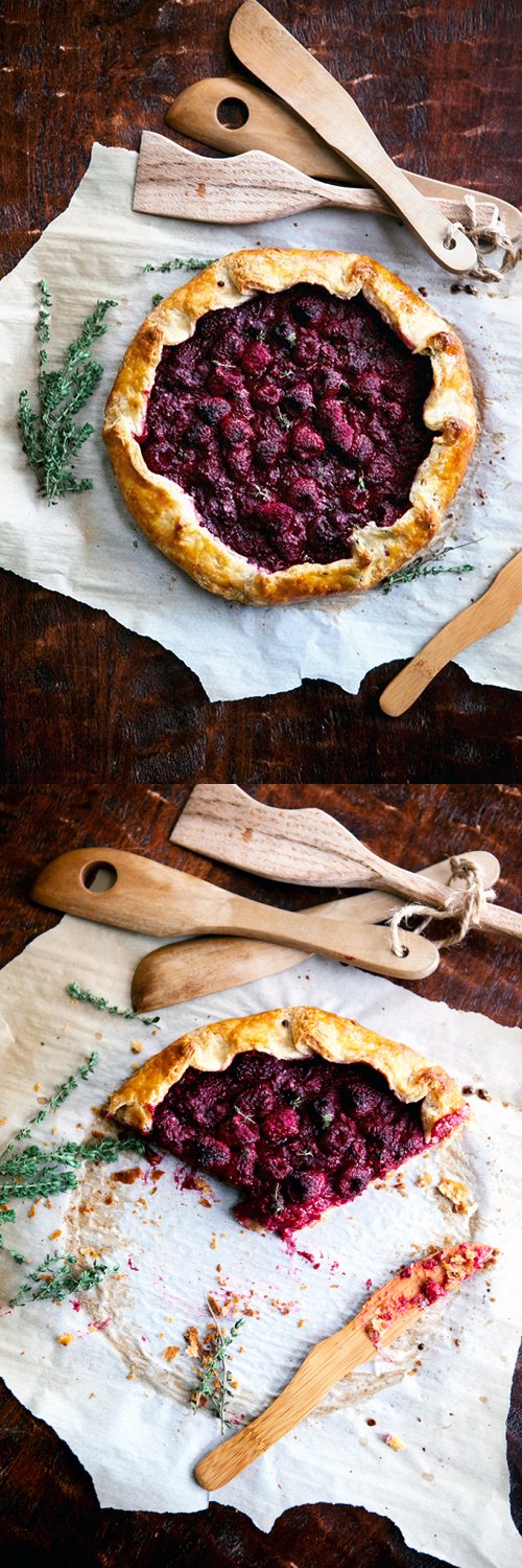 Raspberry Galette with Lemon Thyme Crust