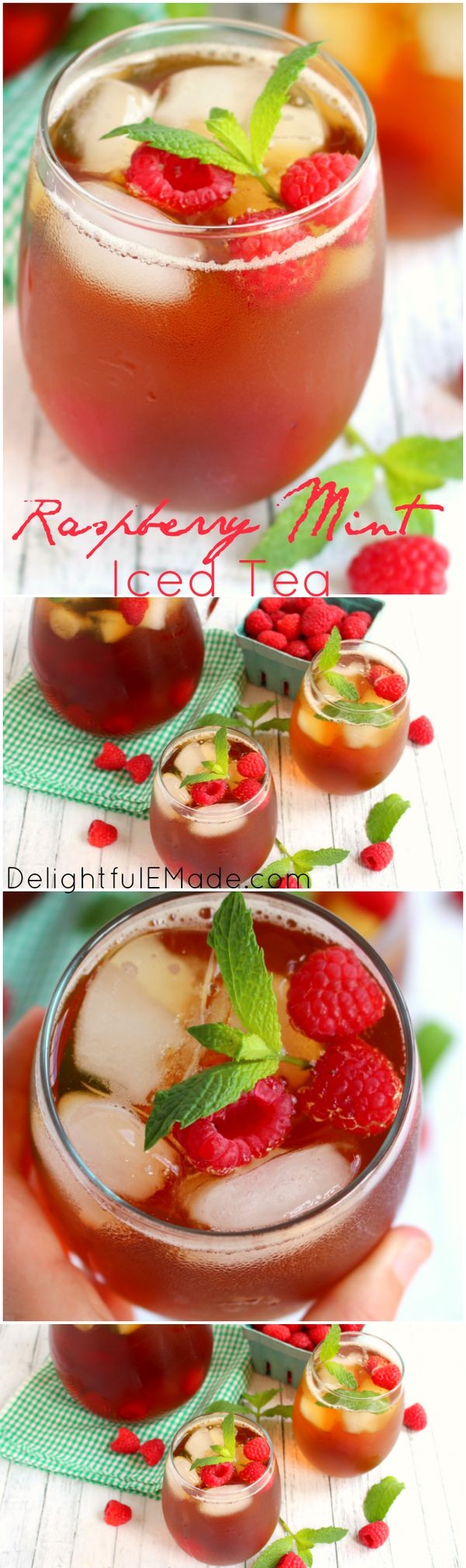 Raspberry Mint Iced Tea