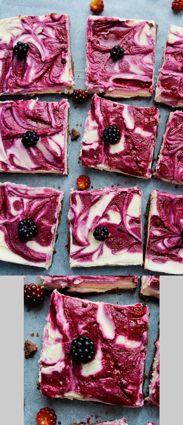 Raw Blackberry Cheesecake