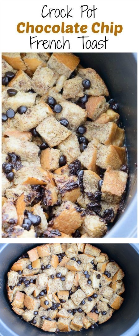 Ready Crock Pot Chocolate Chip French Toast