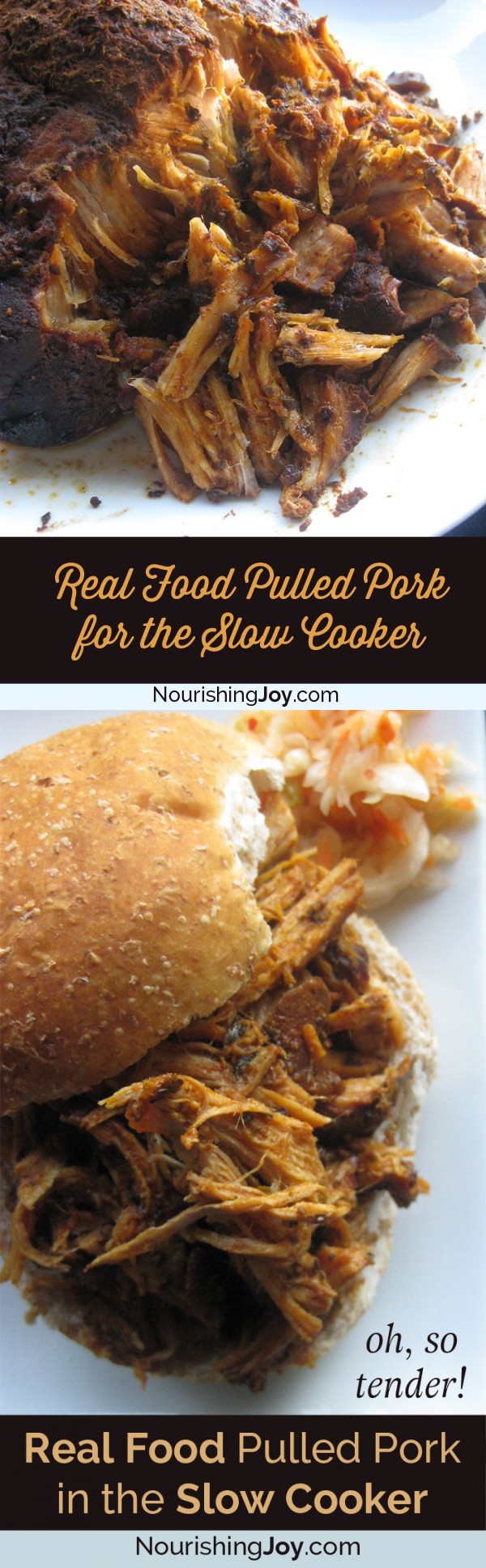 Real Food Slow Cooker Pulled Pork