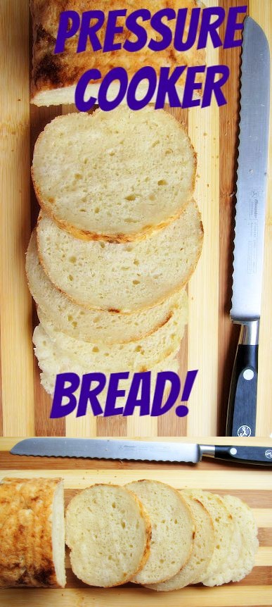 REAL White Savory Bread - pressure cooker