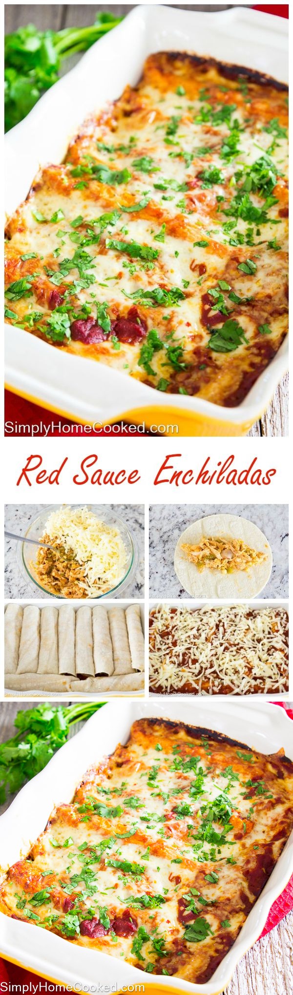 Red Sauce Enchiladas