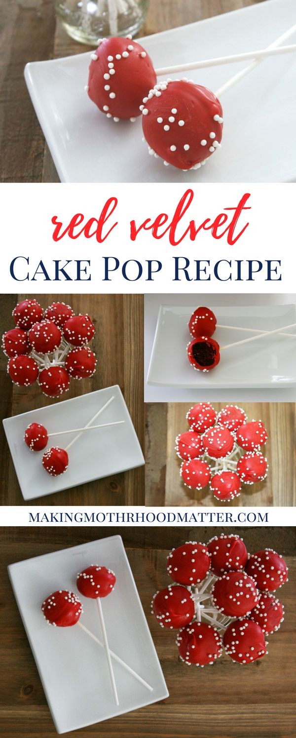 Red Velvet Cake Pop