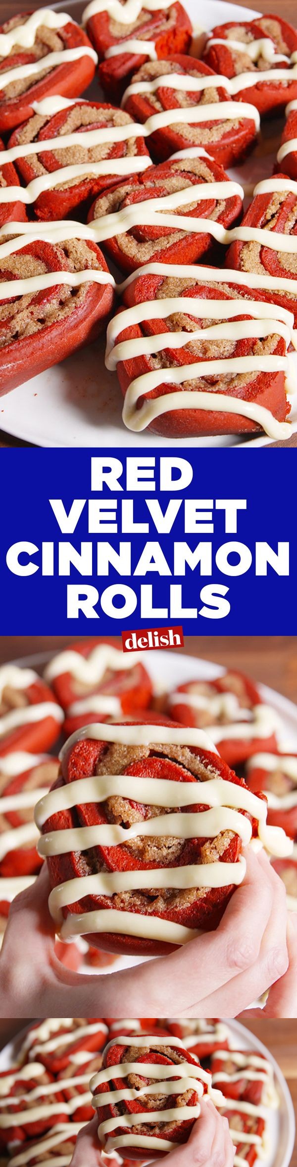 Red Velvet Cinnamon Rolls