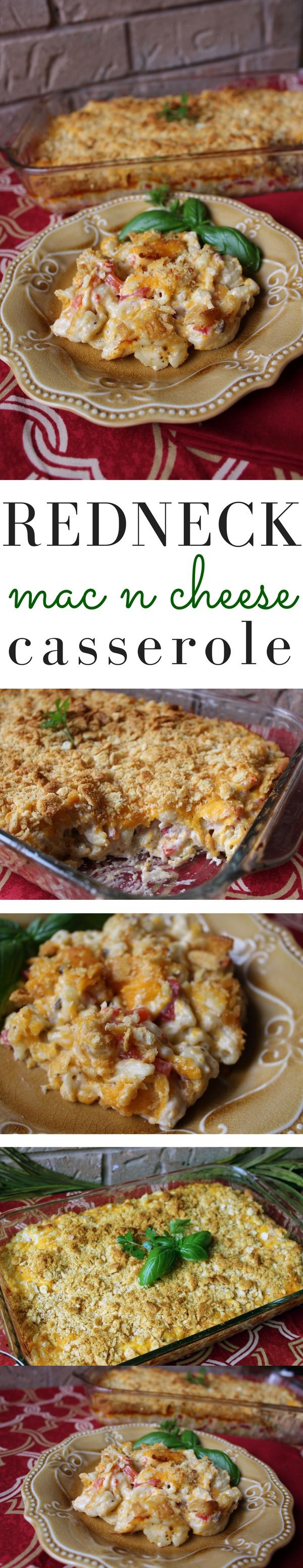 Redneck Mac 'n Cheese Casserole