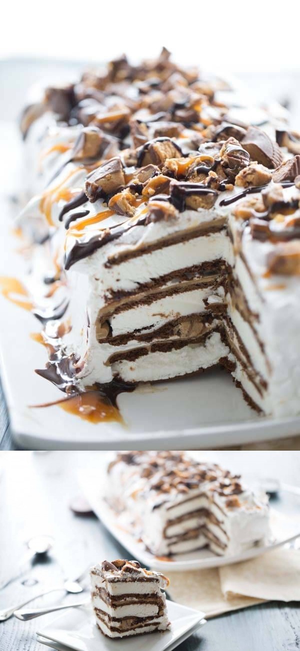 Reese's Ice Cream Cake