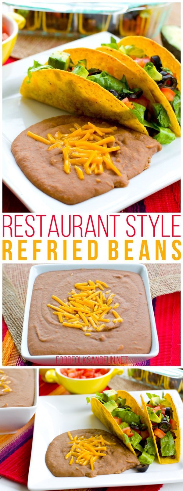 Restaurant Style Refried Beans