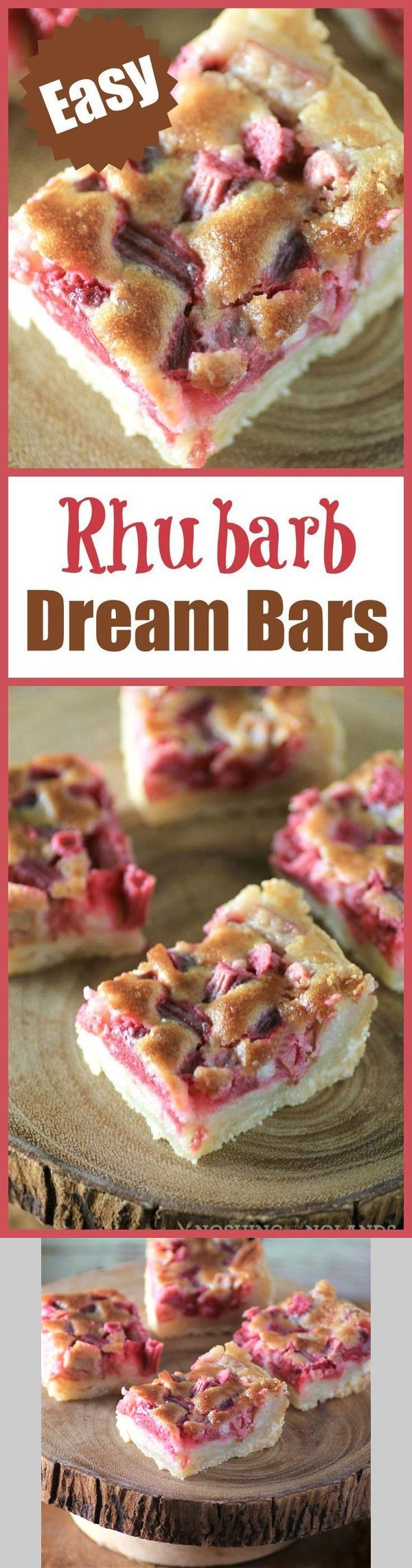 Rhubarb Dream Bars