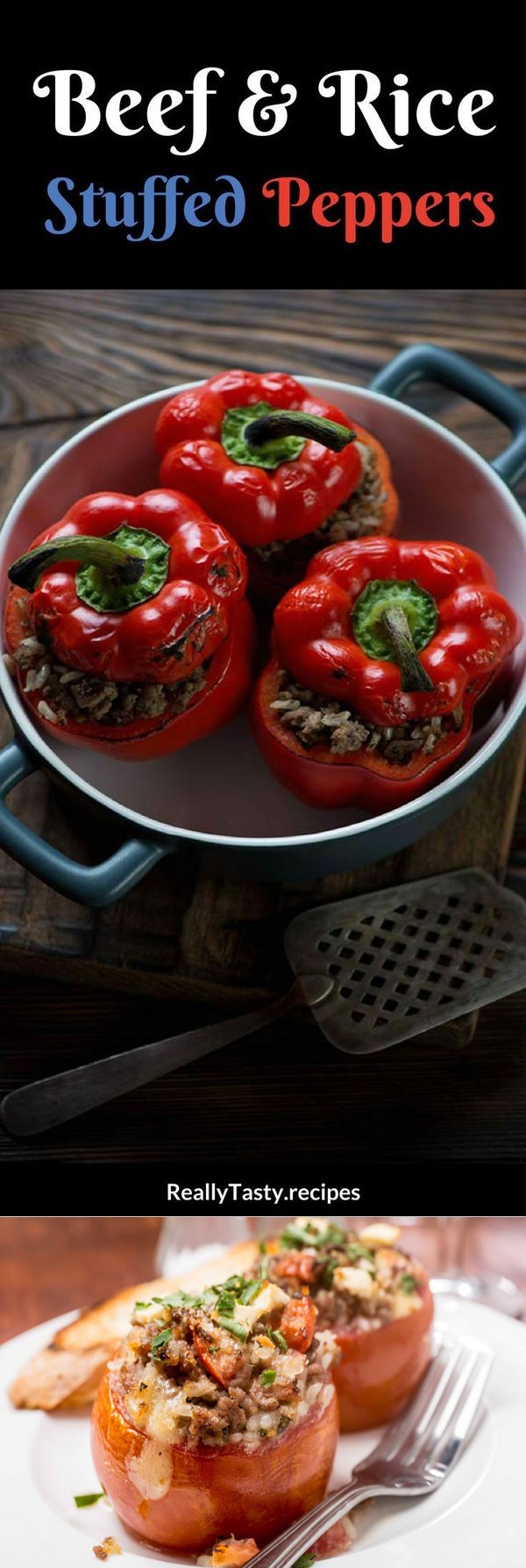 Rice and Beef Stuffed Tomatoes