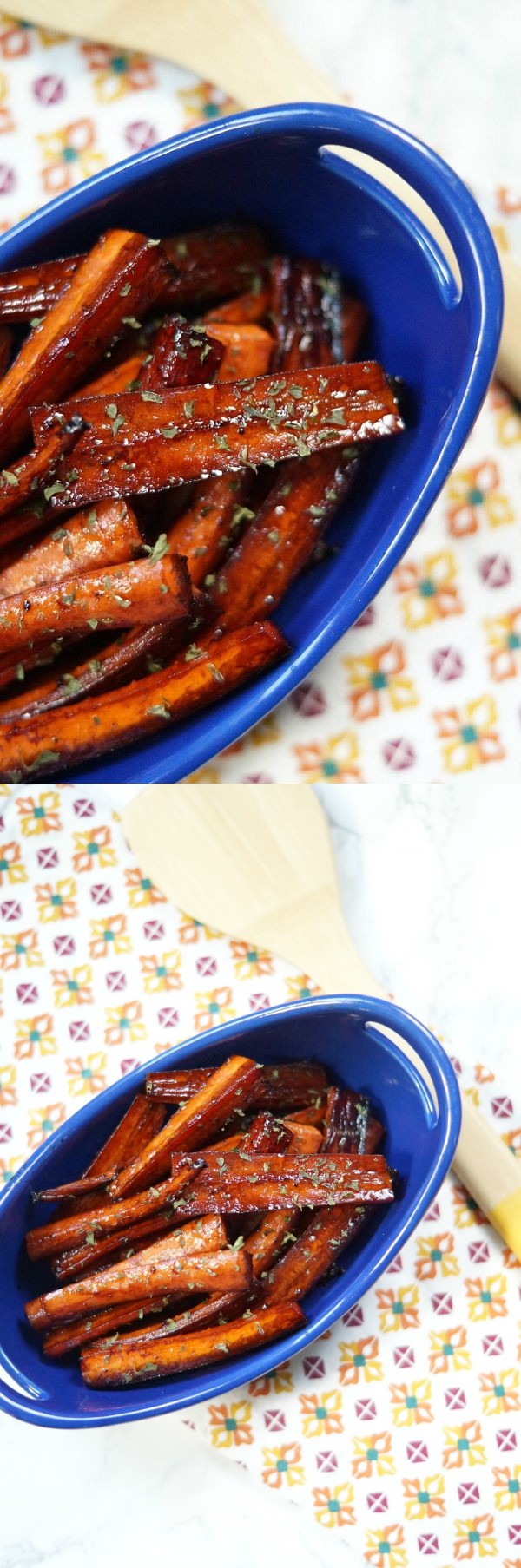 Roasted Balsamic and Brown Sugar Carrots