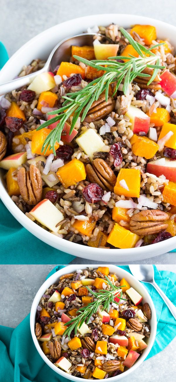 Roasted Butternut Squash and Wild Rice Salad