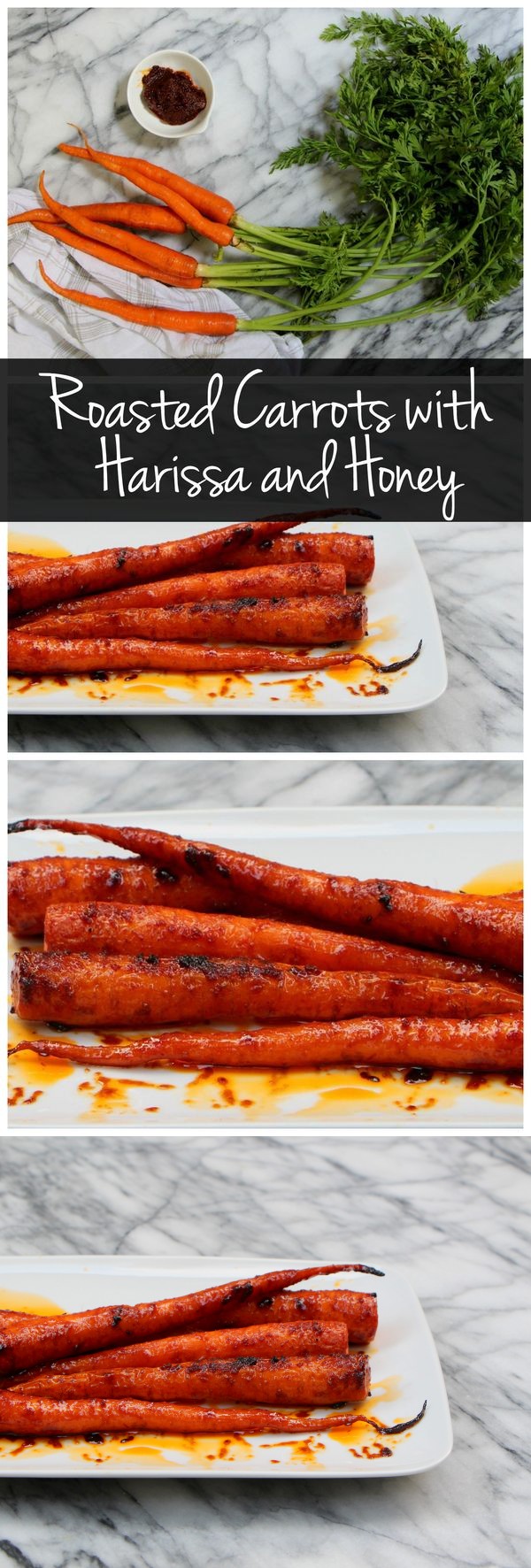 Roasted Carrots with Harissa and Honey