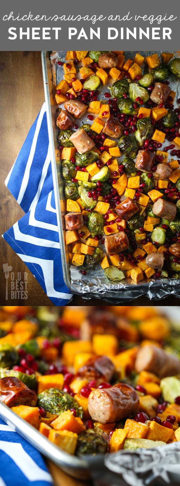 Roasted Chicken Sausage & Veggie Sheet Pan Dinner