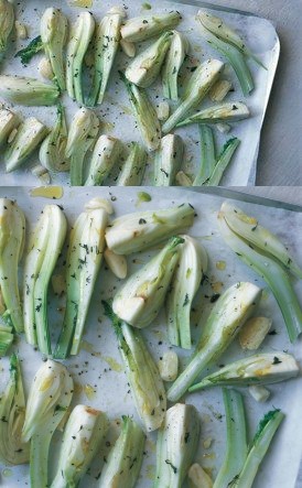 Roasted Fennel with Olives and Garlic