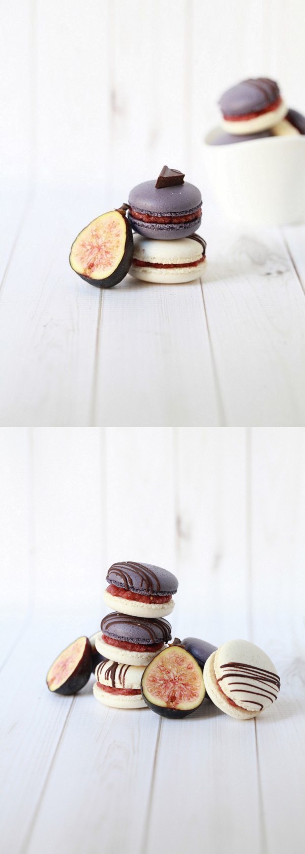 Roasted Fig Macarons