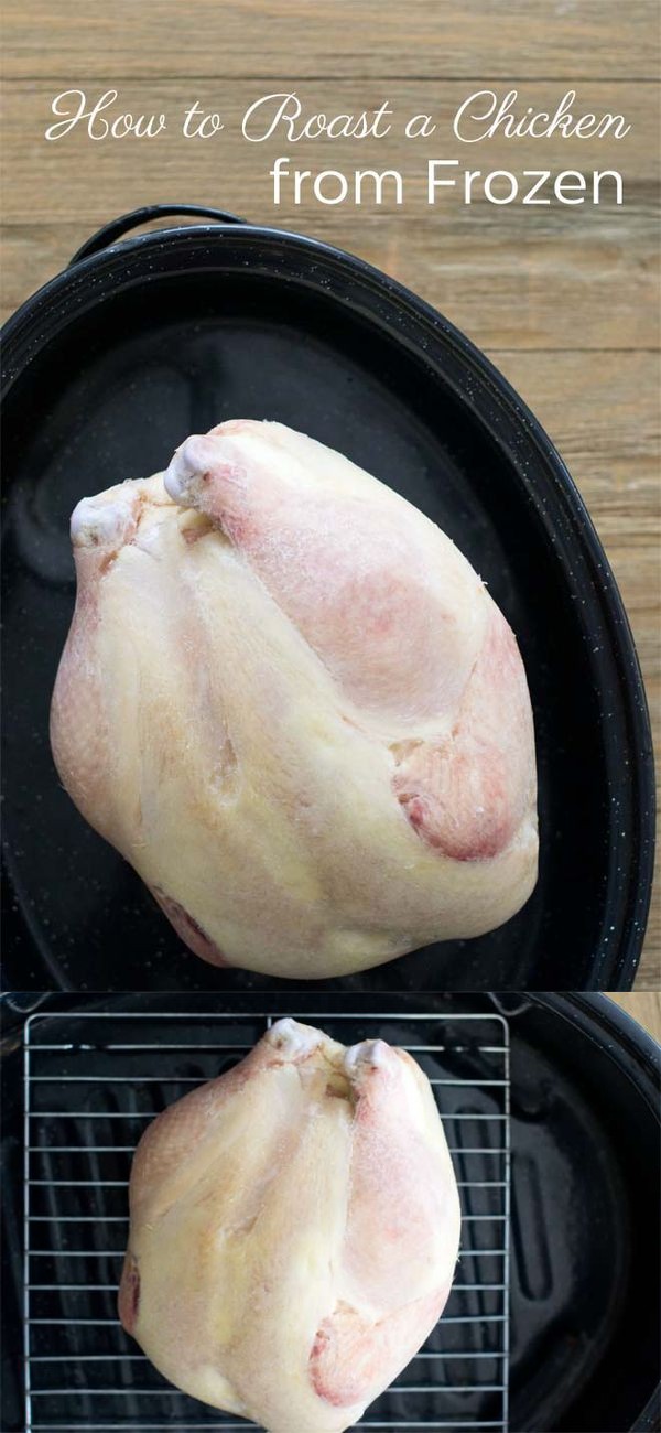 Roasted Frozen Whole Chicken