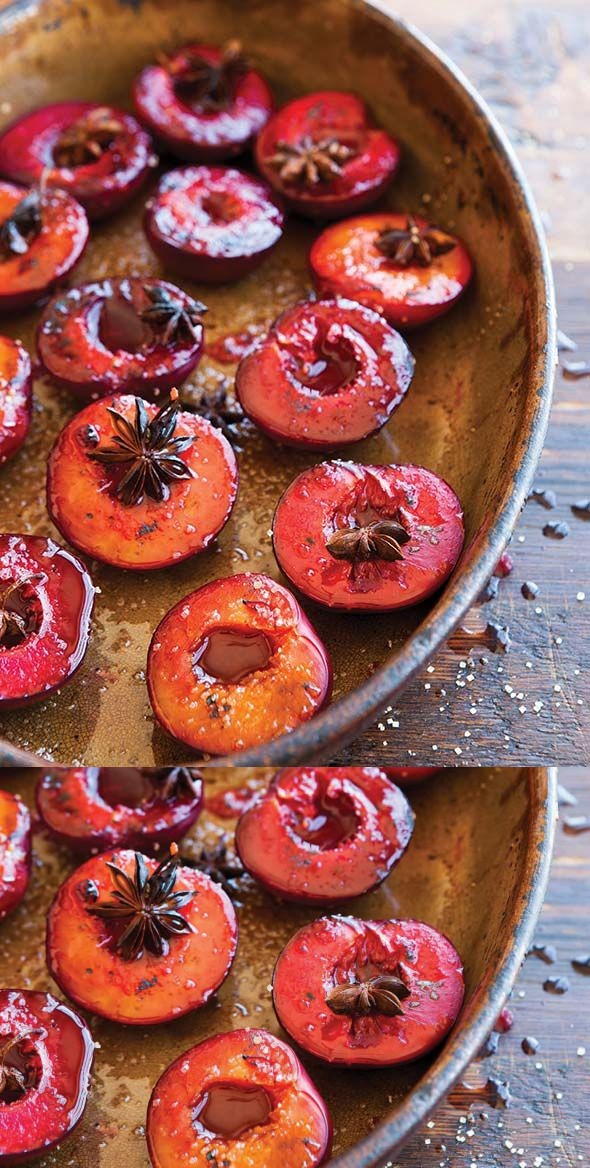 Roasted Plums