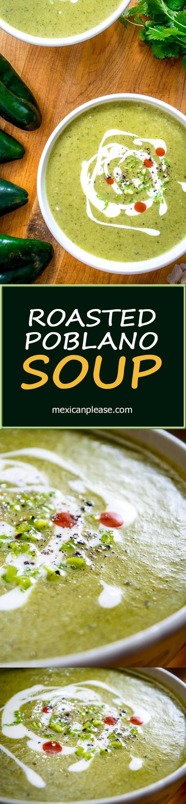 Roasted Poblano Soup