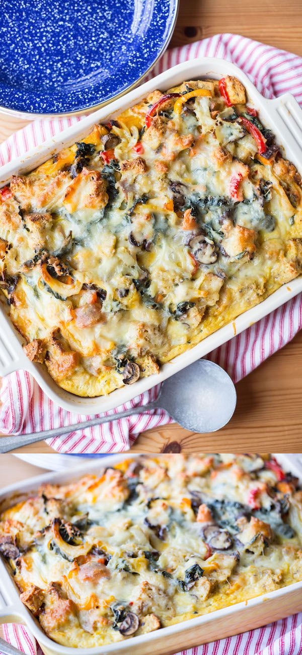 Roasted Vegetable Strata