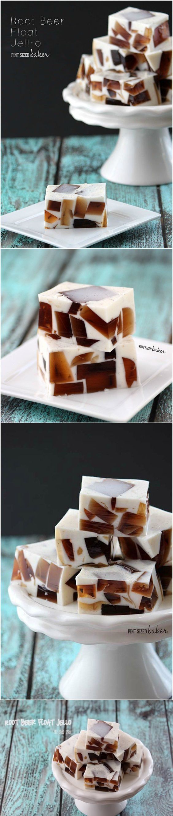 Root Beer Float Jello