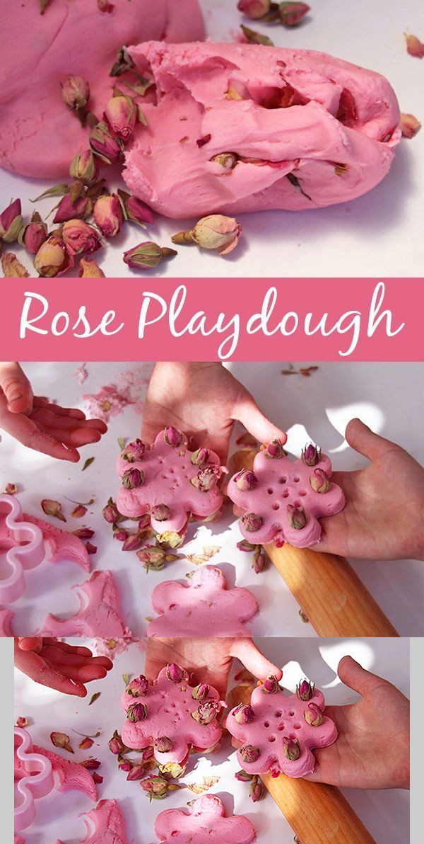 Rose Scented Playdough