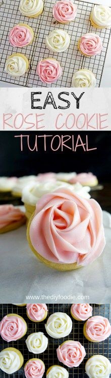 Rose Sugar Cookies