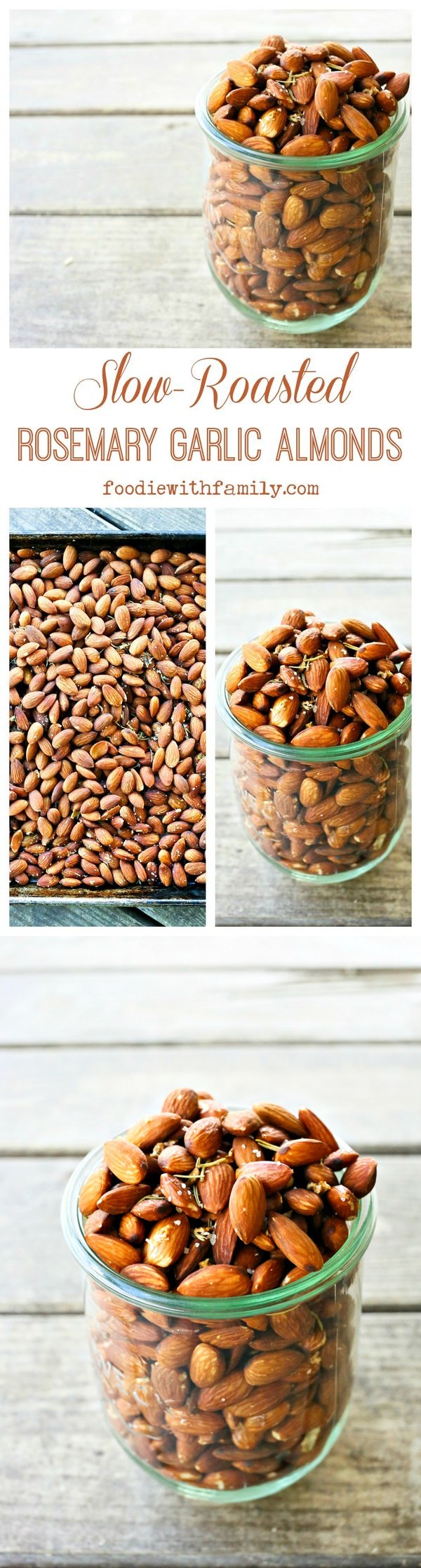 Rosemary and Garlic Slow-Roasted Almonds