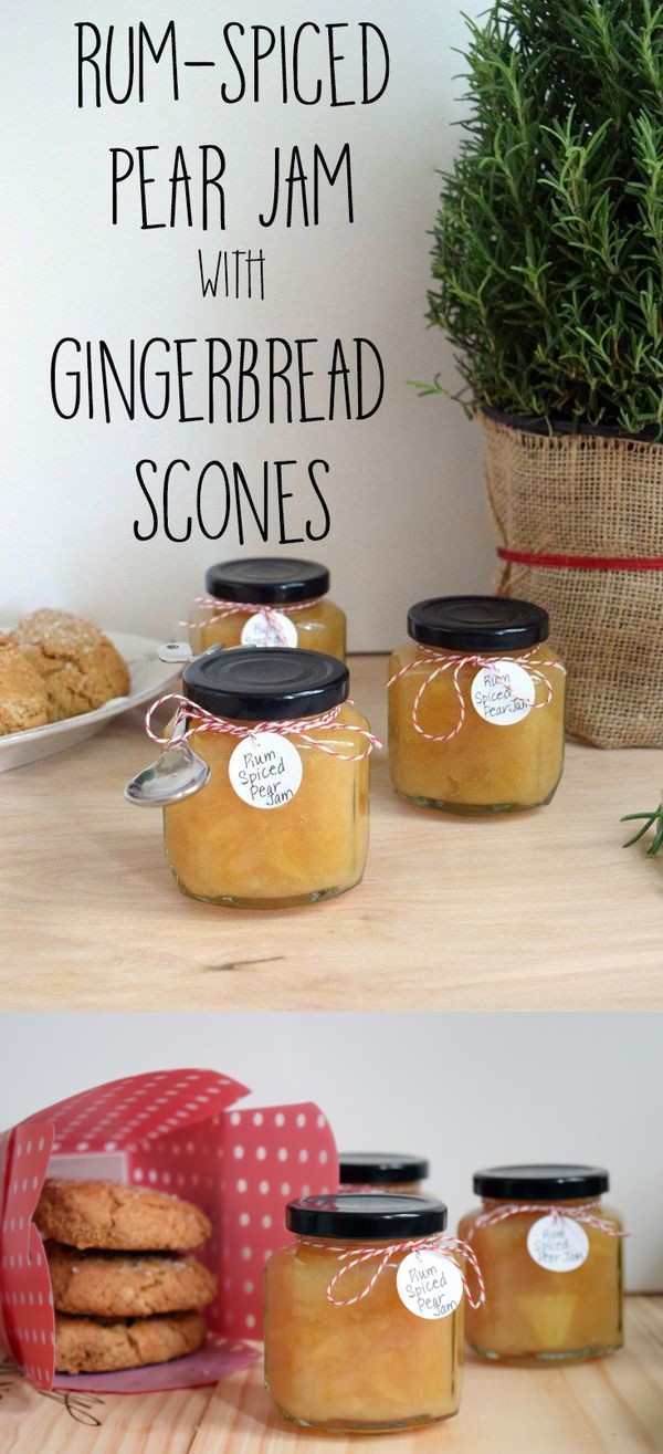 Rum Spiced Pear Jam