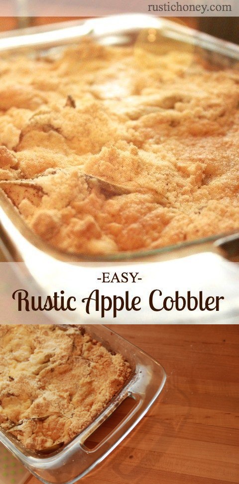 Rustic Apple Cobbler