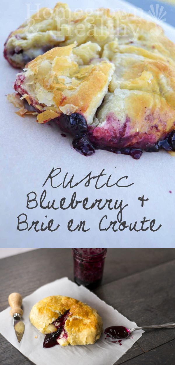 Rustic Blueberry & Brie Puff