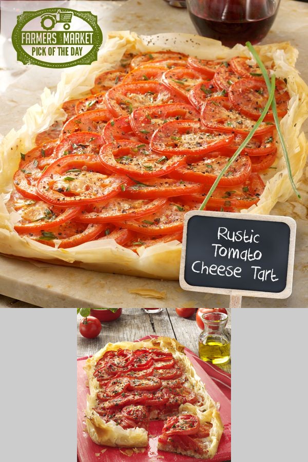 Rustic Tomato Cheese Tart