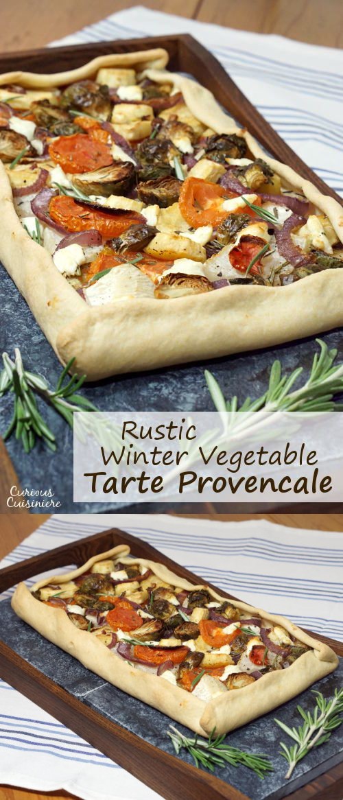 Rustic Winter Vegetable Tarte Provencale