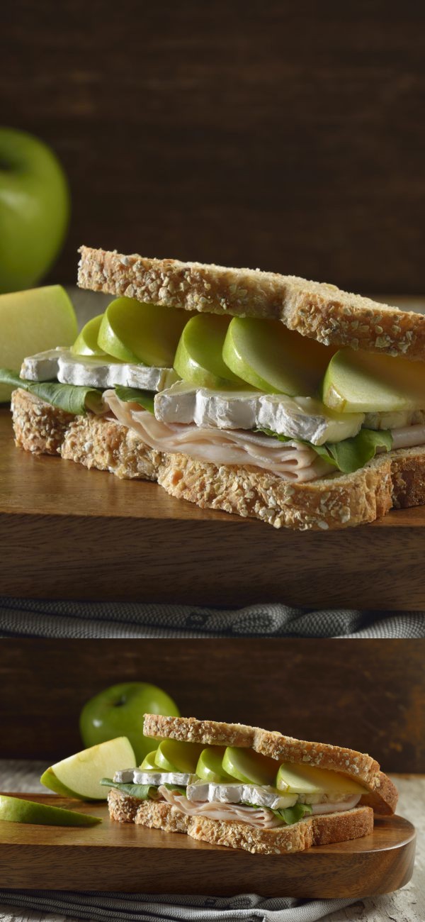 Sándwich de Pechuga de Pavo con Manzana