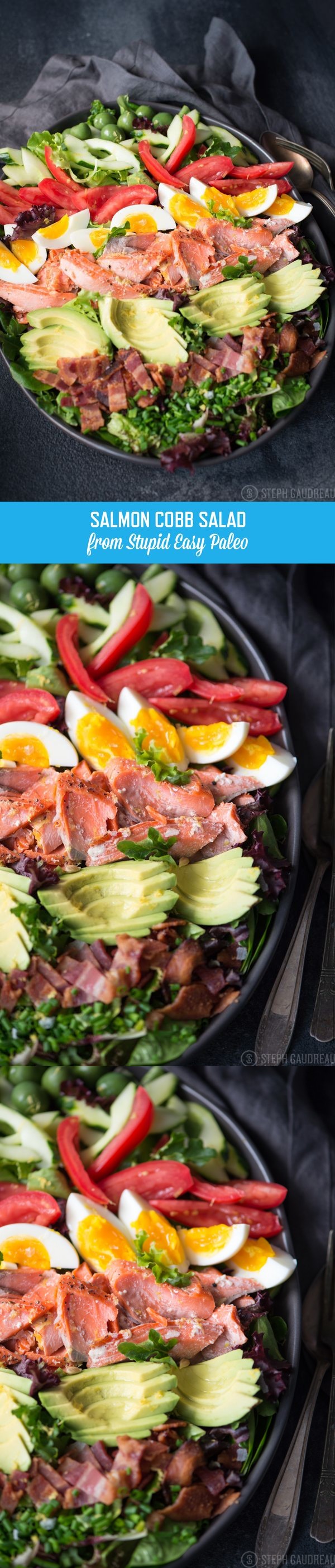 Salmon Cobb Salad