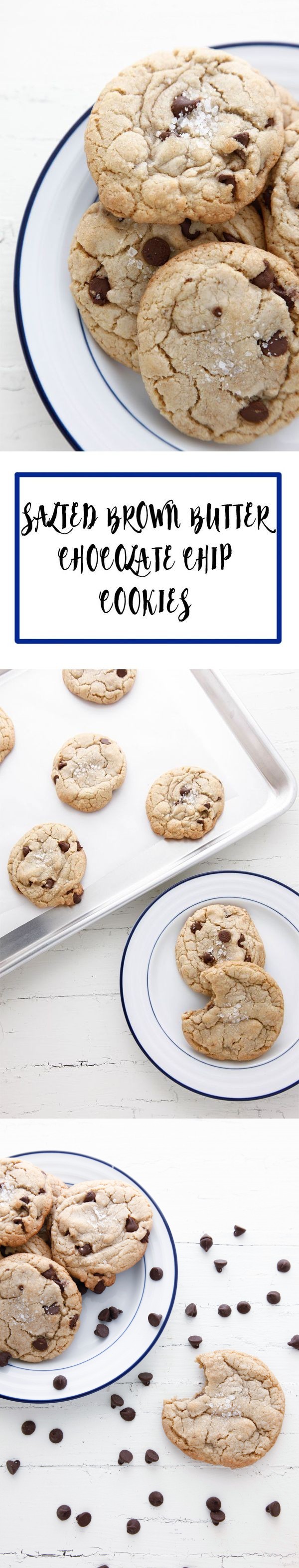 Salted Brown Butter Chocolate Chip Cookies