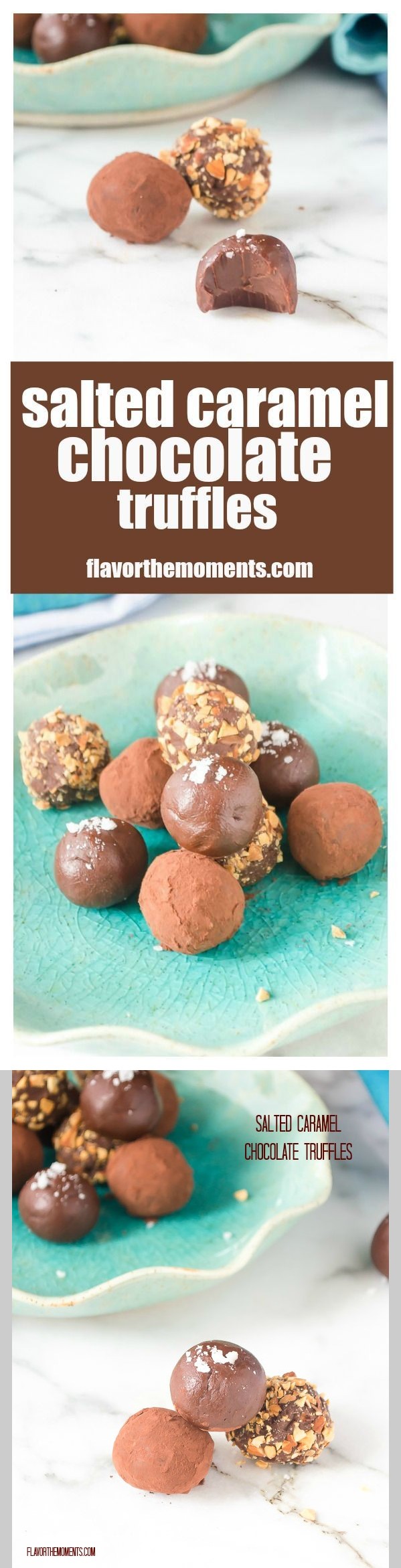 Salted Caramel Chocolate Truffles