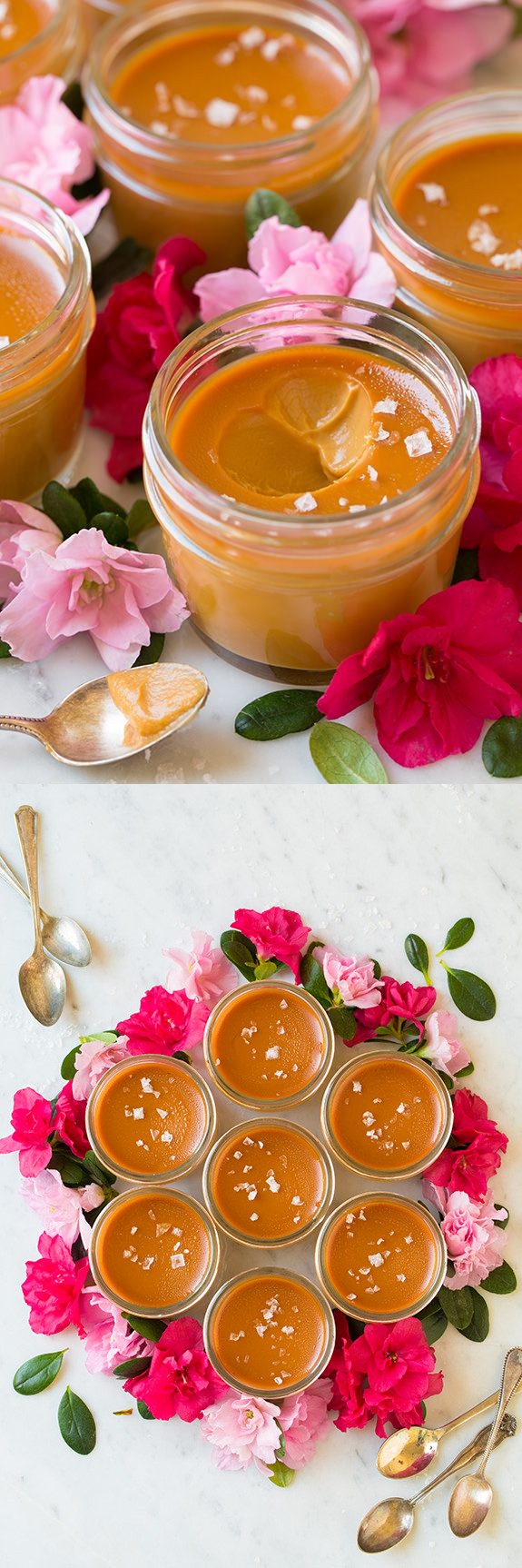 Salted Caramel Pots de Crème