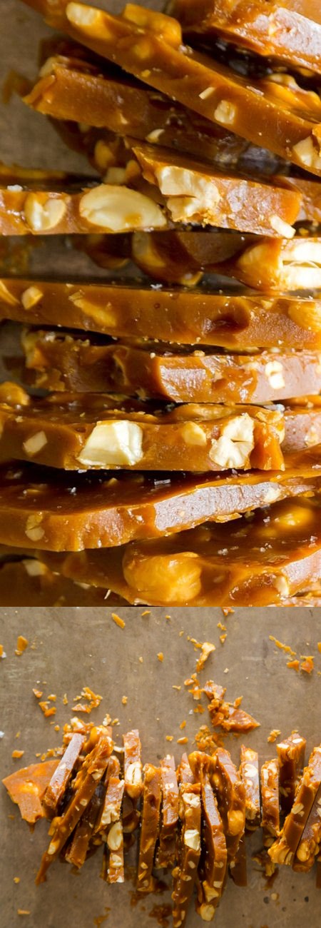 Salted Cashew Brittle