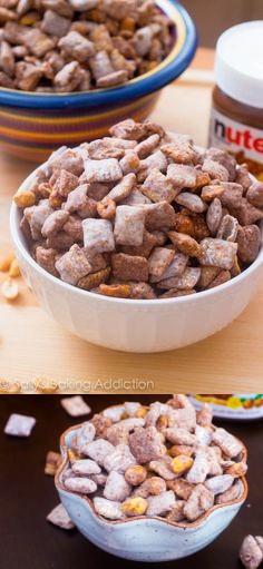 Salted Peanut Nutella Puppy Chow