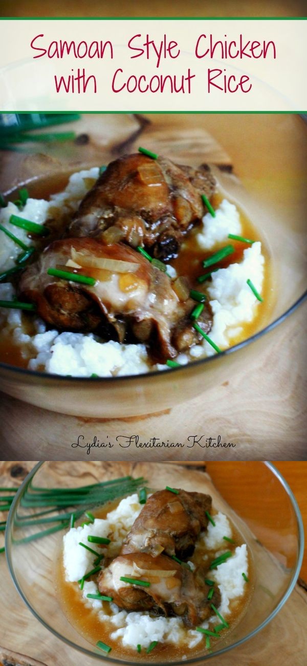 Samoan Style Chicken & Coconut Rice (Food of the World