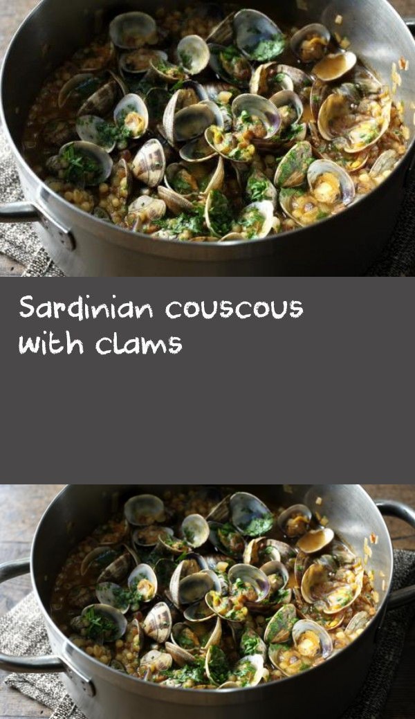 Sardinian couscous with clams