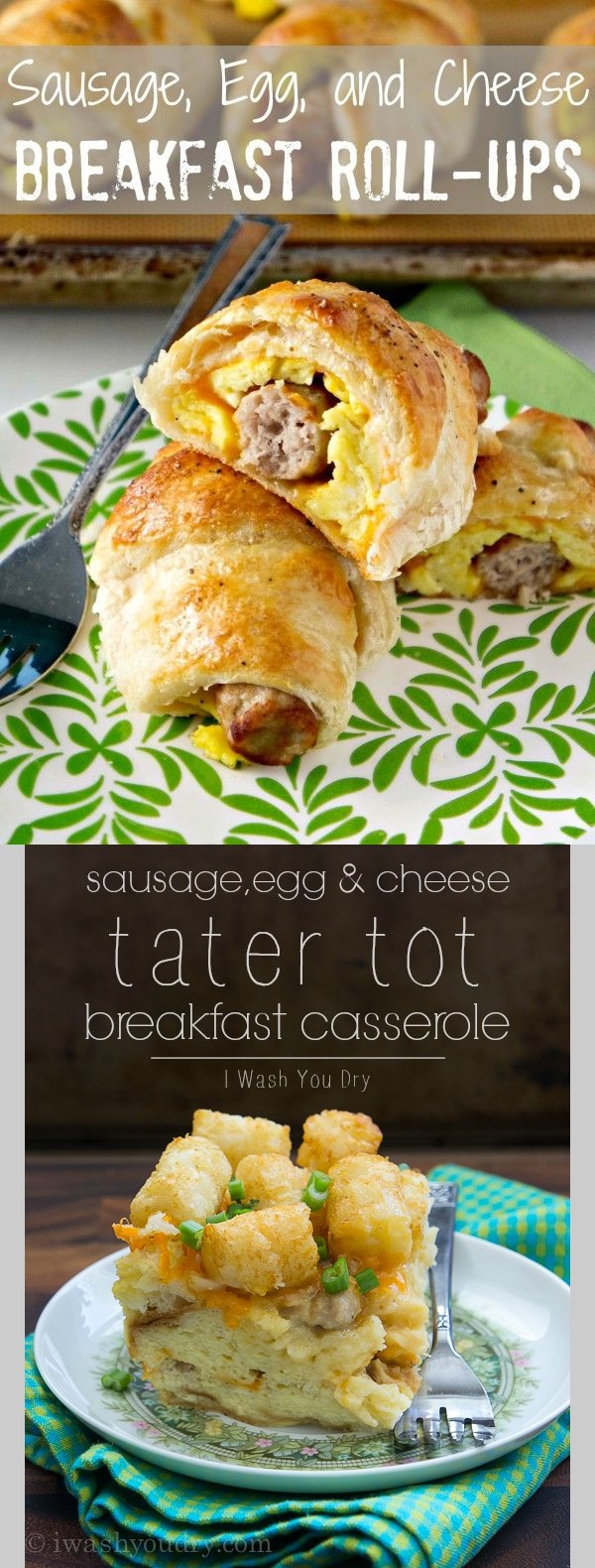 Sausage, Egg and Cheese Tater Tot Breakfast Casserole