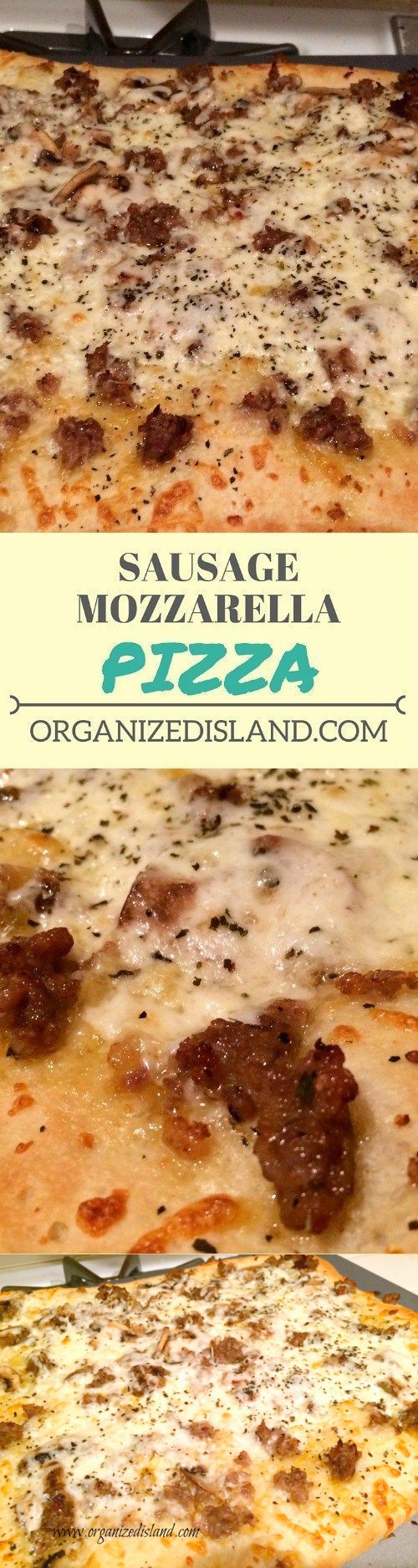 Sausage Mozzarella Pizza