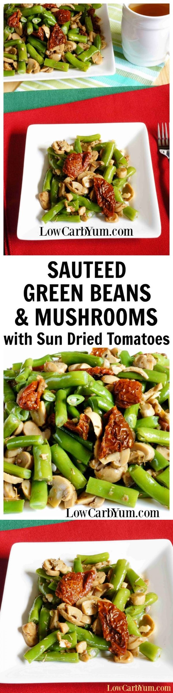 Sauteed Green Beans and Mushroom